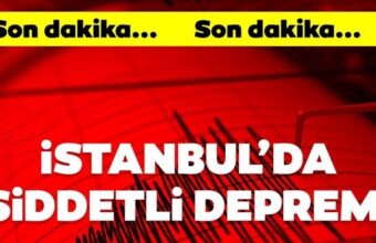 İstanbulda  deprem!