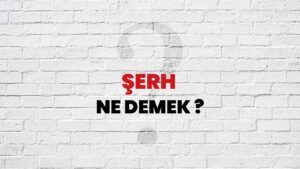 Şerh Ne Demek ?